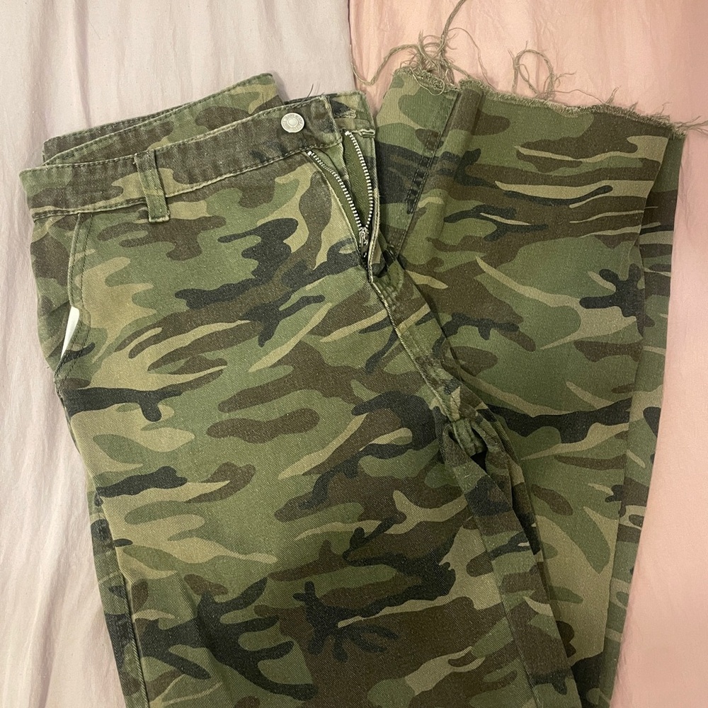 camo cargo pants from shein